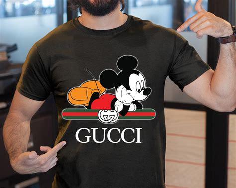 gucci monkey shirt|mickey mouse wearing gucci.